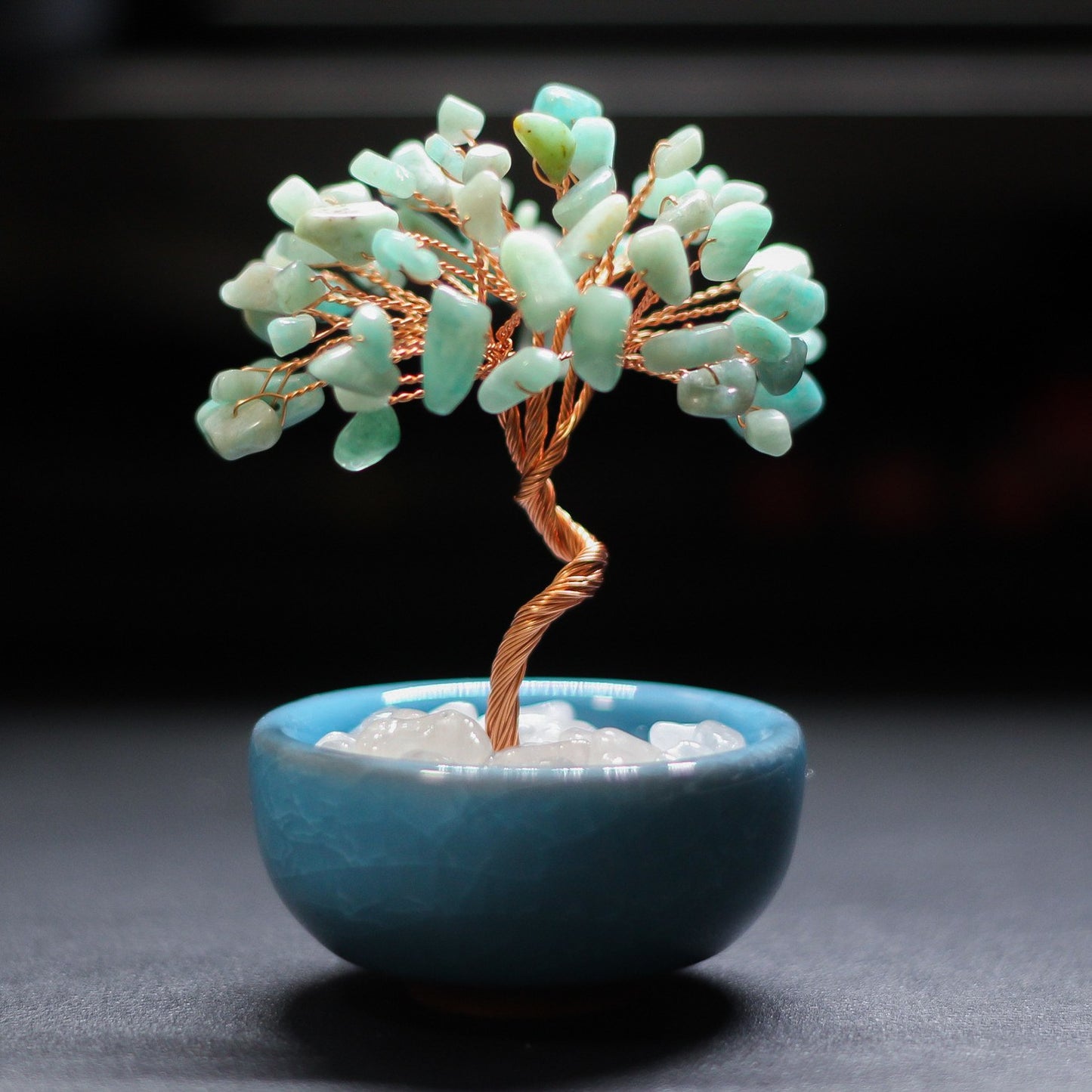 Natural Crystal Money Tree Mini Ornament