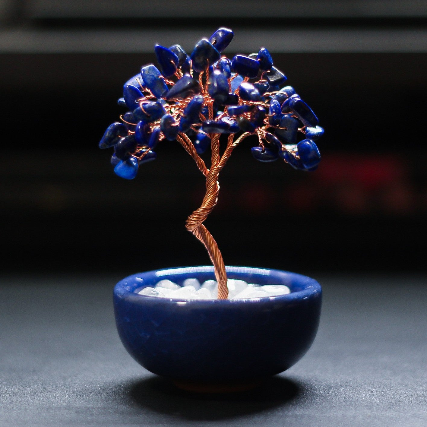 Natural Crystal Money Tree Mini Ornament