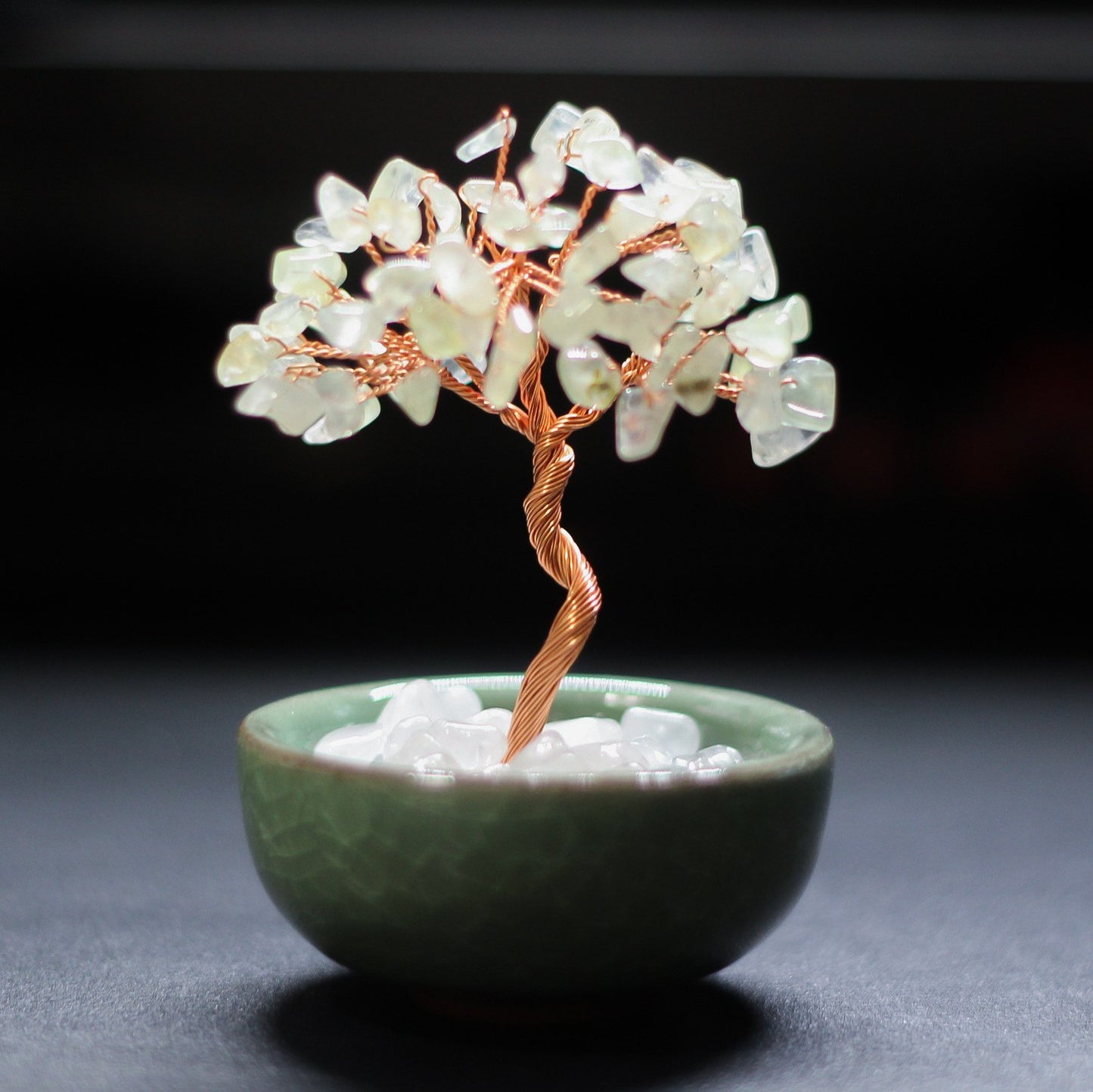 Natural Crystal Money Tree Mini Ornament